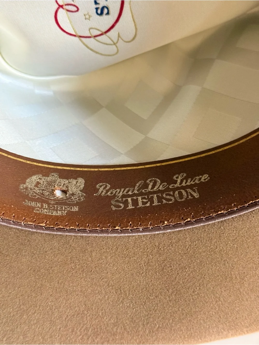 STETSON Royal De Luxe Fur Felt Brown Fedora